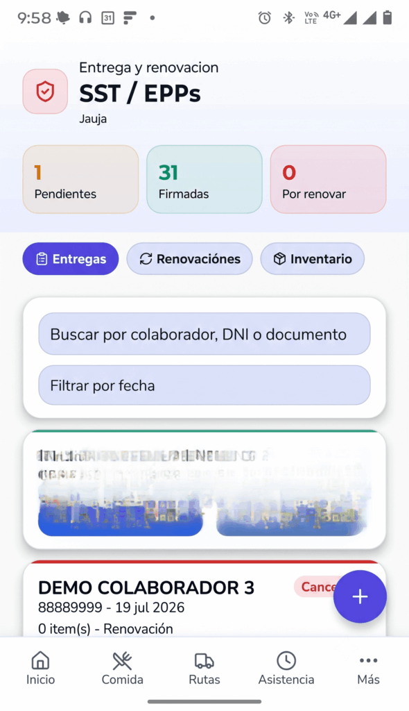 Pantalla 2 — Gestor360